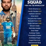 ICC T20 World Cup 2024 : टी20 वर्ल्ड कप के लिए भारतीय टीम का एलान, संजू-पंत की टीम में वापसी